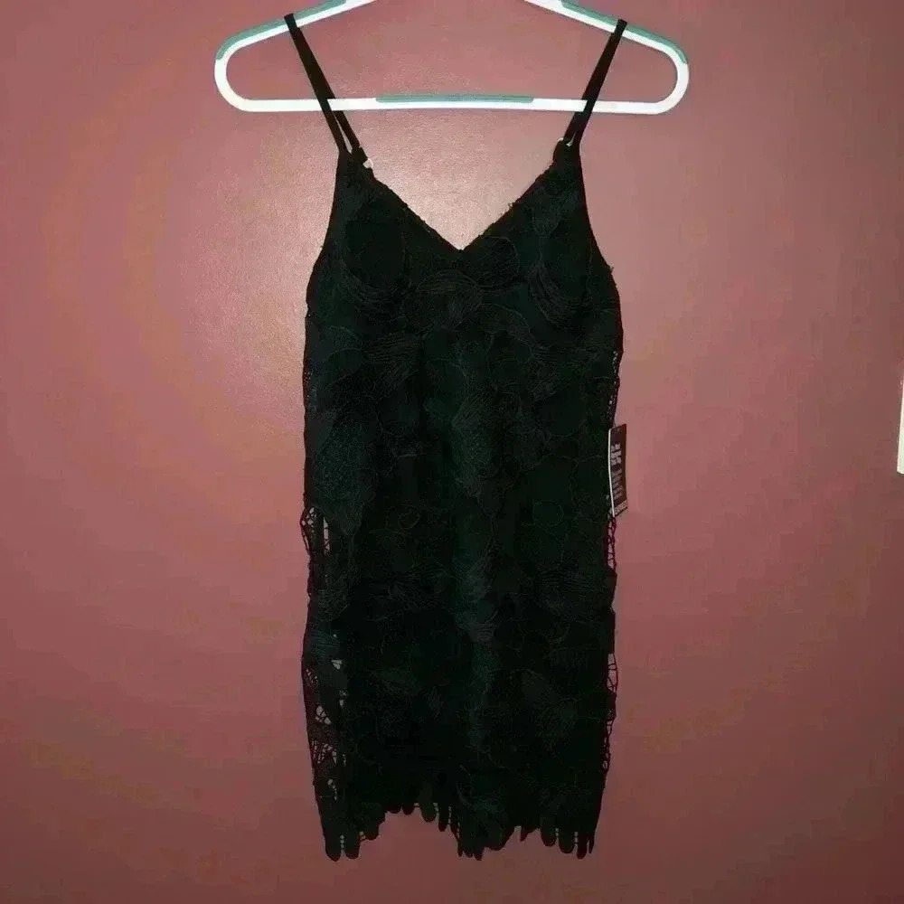 Express Lace Black Dress NWT